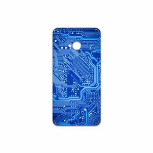 MAHOOT Blue Printed Circuit Board Cover Sticker for HTC One