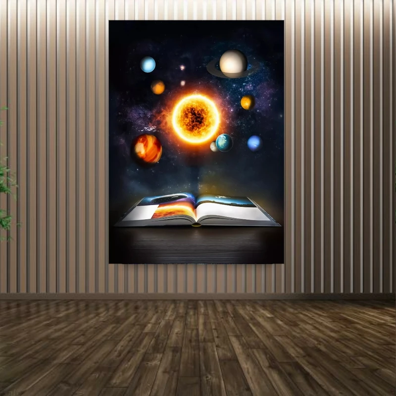 پوستر پارچه ای طرح سیارات منظومه شمسی کد PP1476