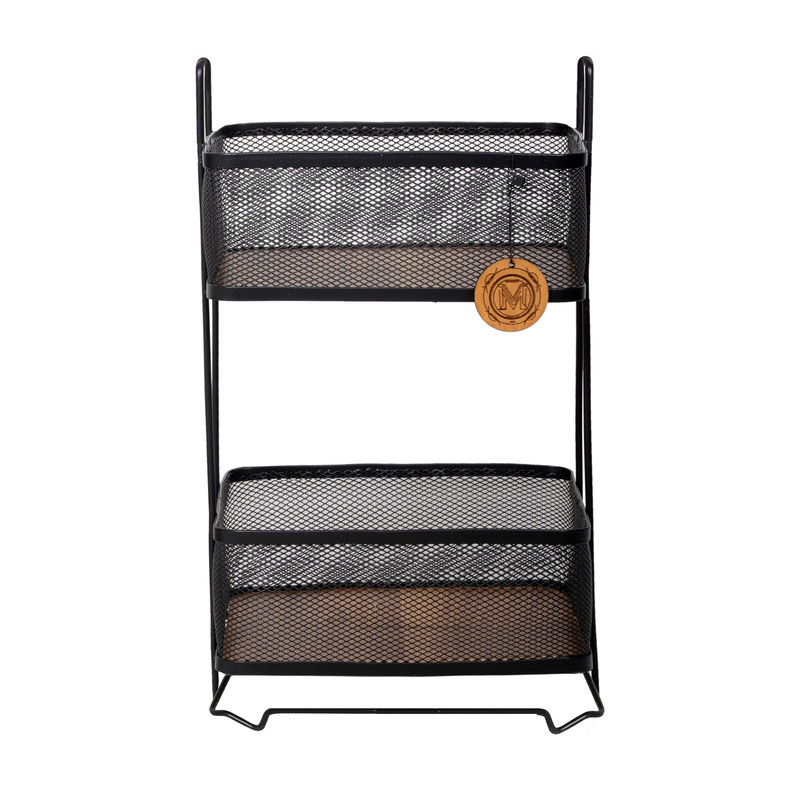 سبد سیب زمینی و پیاز مربع مرولین مدل دوطبقه آتوسا ATOSA کد 40122