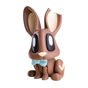 فیگور مدل مینی خرگوش شکلاتی ارتفاع 8 سانتی متر