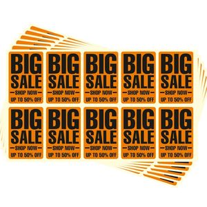 برچسب مدل حراج بزرگ طرح Big Sale - بسته 100 عددی