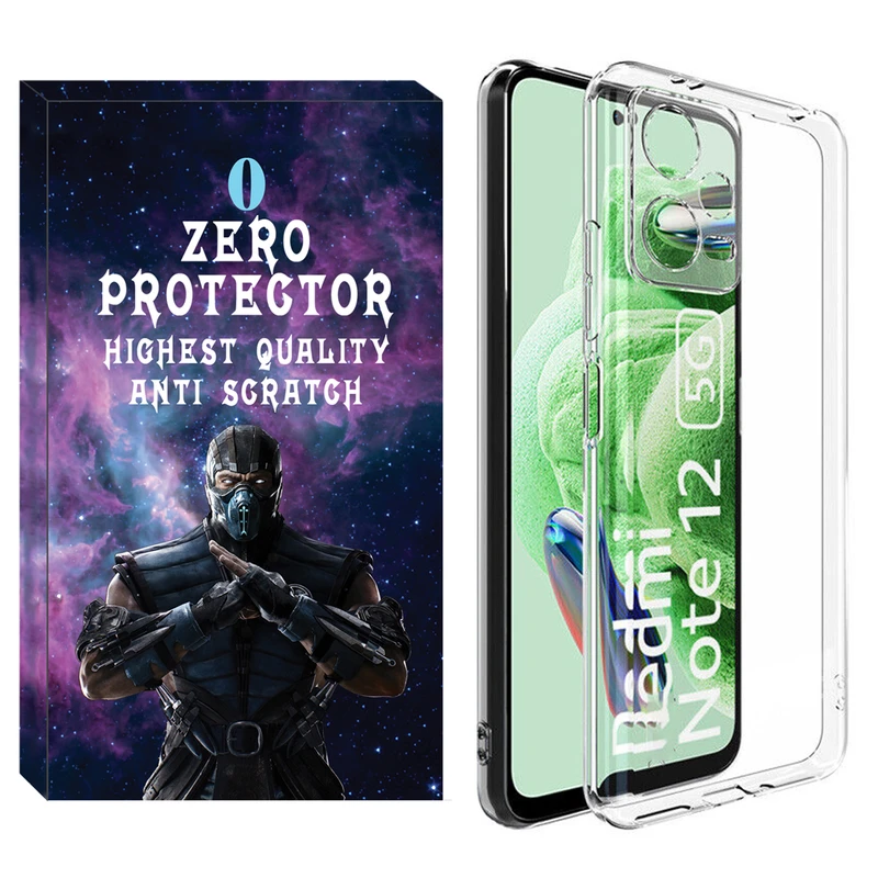 کاور زیرو مدل Clear مناسب برای گوشی موبایل شیائومی Poco X5 5G / Redmi Note 12 5G