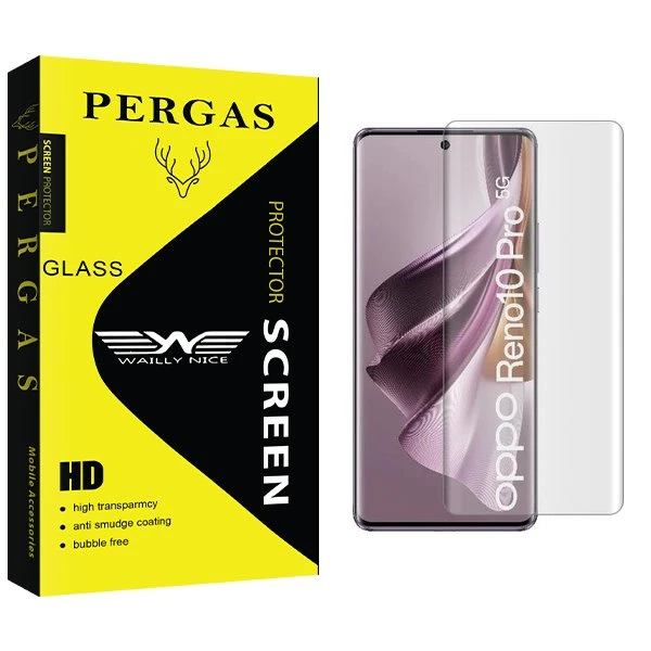 محافظ صفحه نمایش وایلی نایس مدل Pergas UV مناسب برای گوشی موبایل اوپو Reno 10 Pro