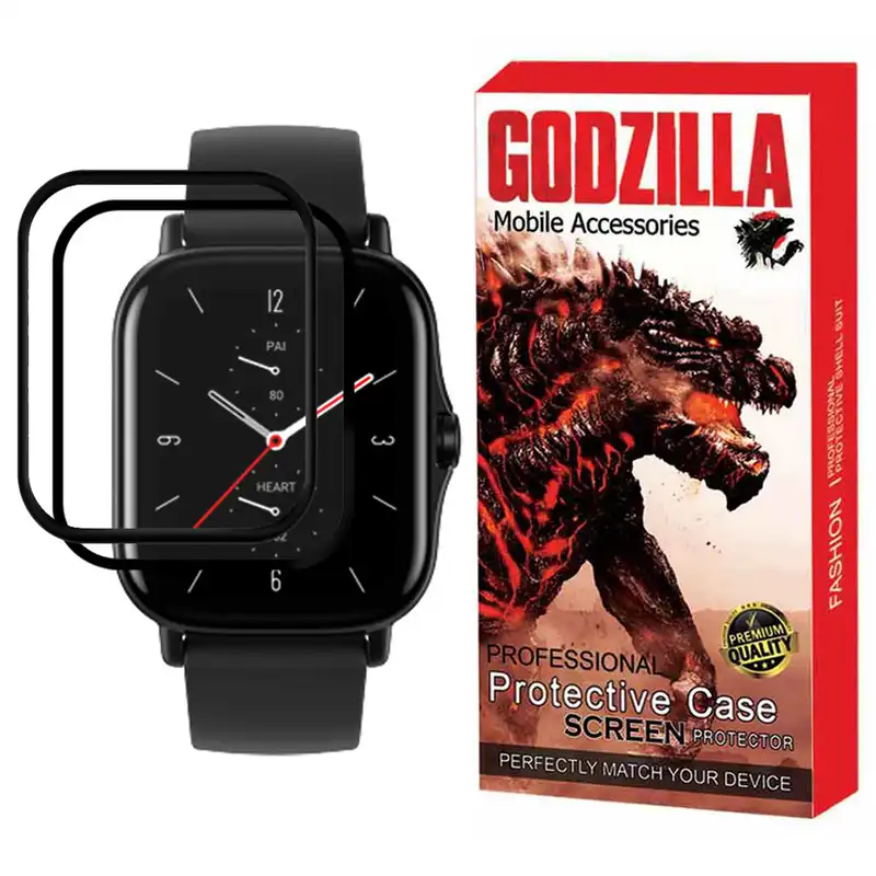 محافظ صفحه نمایش گودزیلا مدل G-PMMA مناسب برای ساعت هوشمند امیزفیت GTS 2e بسته 2 عددی