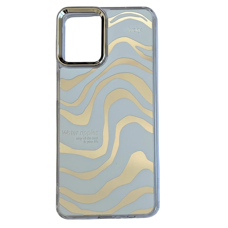 کاور مدل آینه ای طرح موج آب کد 551 مناسب برای گوشی موبایل سامسونگ Galaxy A12 / M12