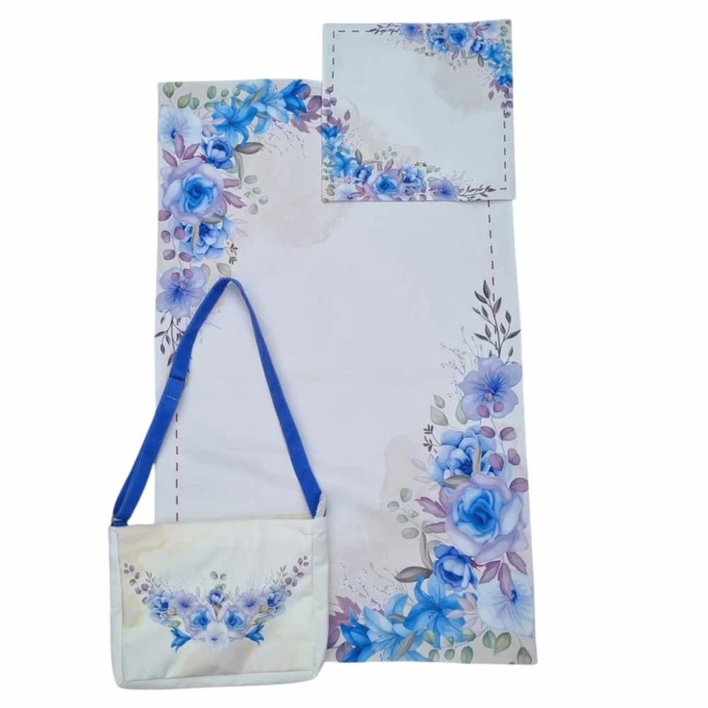 سجاده و جانماز مدل سجاده و جانماز ست صارمین کد 690