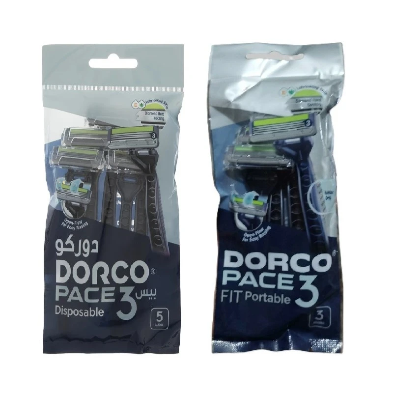 خودتراش دورکو مدل Pace 3 Disposable تحت لیسانس بسته 5 عددی به همراه خودتراش دورکو مدل Pace 3 Disposable تحت لیسانس بسته 3 عددی
