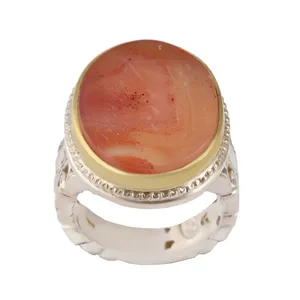 انگشتر نقره مردانه بازرگانی میلادی مدل  عقیق یمنی کهنه خطاطی دست رکاب ارره کاری دست ساز کد AM_2669