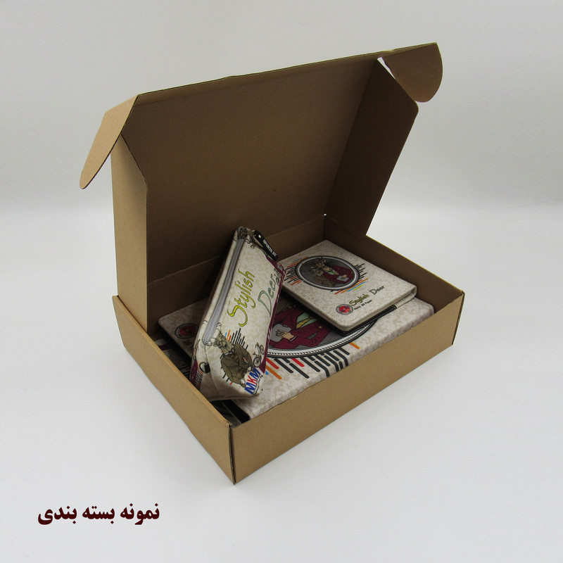 بسته لوازم تحریر مدل TS-Animal-01 مجموعه 4 عددی