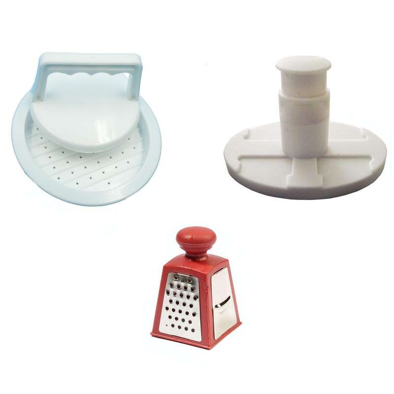 رنده سیر کد R3 به همراه قالب کتلت و همبرگر  