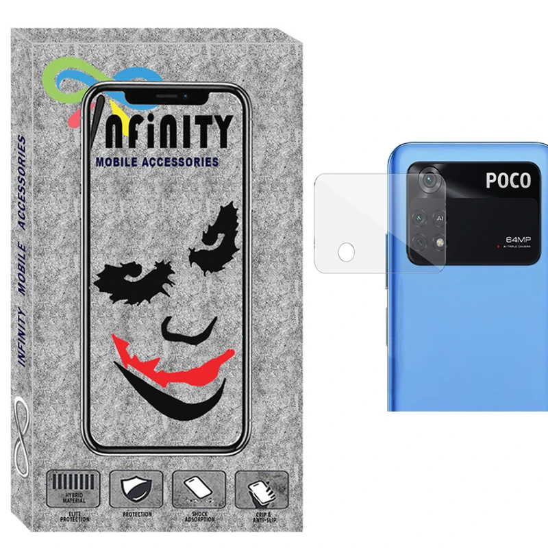 محافظ لنز دوربین اینفینیتی مدل LNI-01 مناسب برای گوشی موبایل شیائومی Poco M4 Pro
