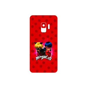 MAHOOT Ladybug and Cat Noir Cover Sticker for Samsung Galaxy S9