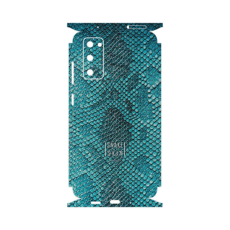 برچسب پوششی ماهوت مدل Blue Snake Skin-FullSkin مناسب برای گوشی موبایل سامسونگ Galaxy S20 FE