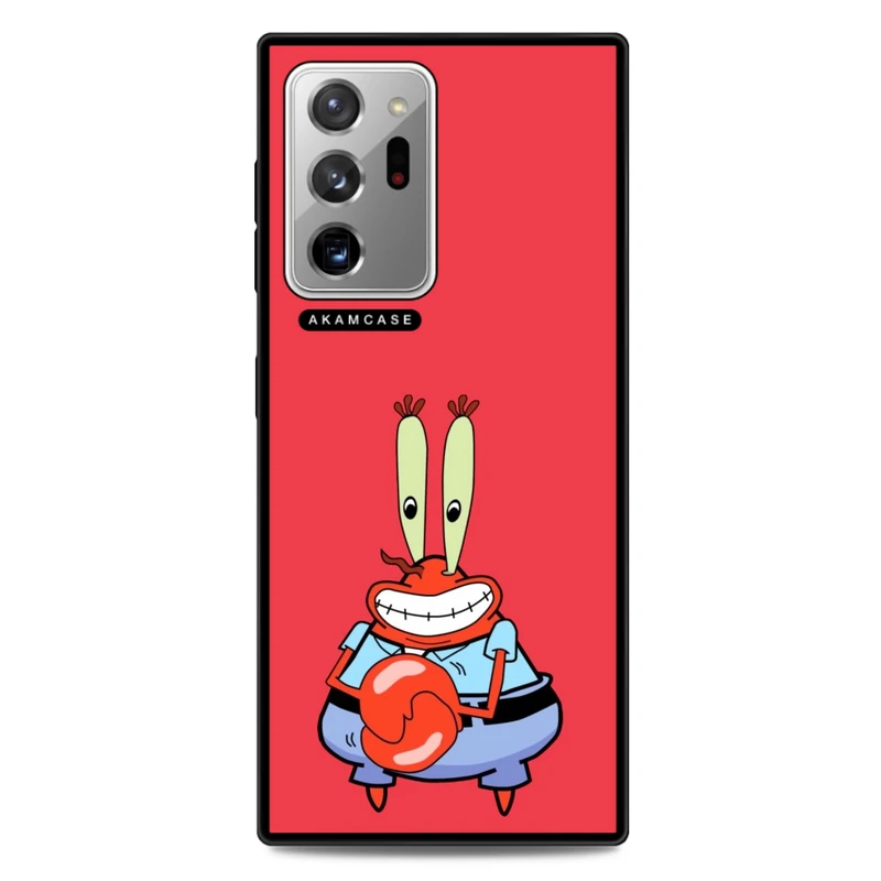 کاور آکام مدل AMC-WSGN20U-SPONGE BOB2 مناسب برای گوشی موبایل سامسونگ Galaxy Note 20 Ultra