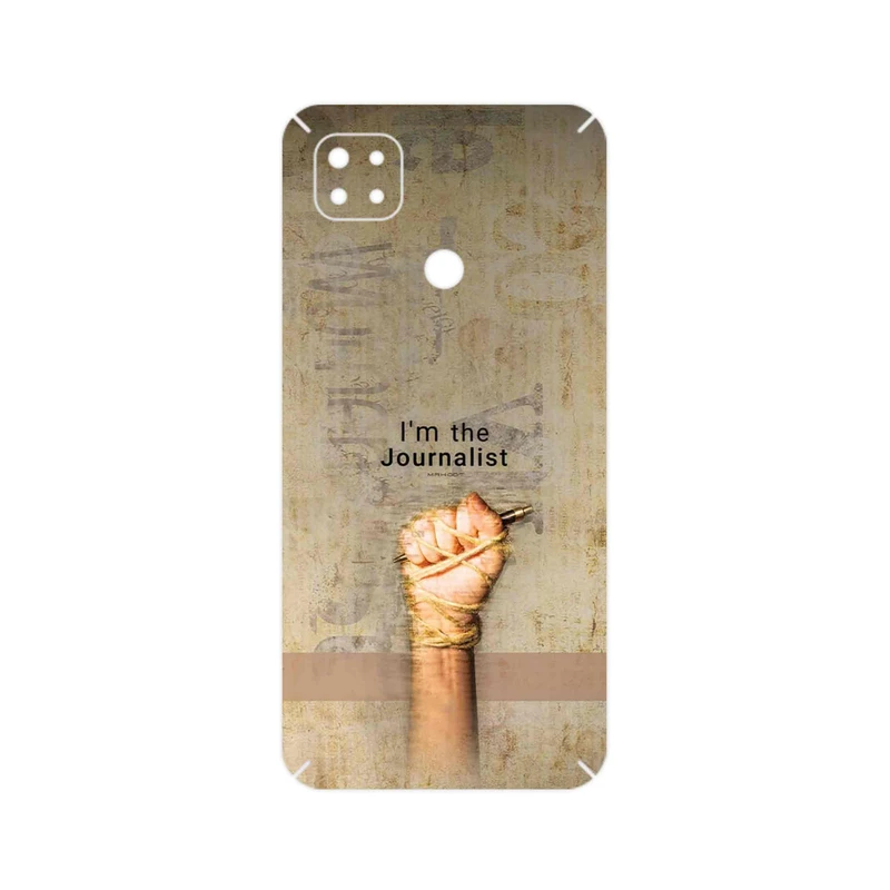 برچسب پوششی ماهوت مدل Journalist مناسب برای گوشی موبایل شیائومی Redmi 9C NFC