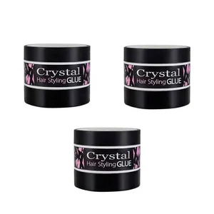 چسب مو کریستال مدل 001 حجم 200 میلی لیتر مجموعه 3 عددی
