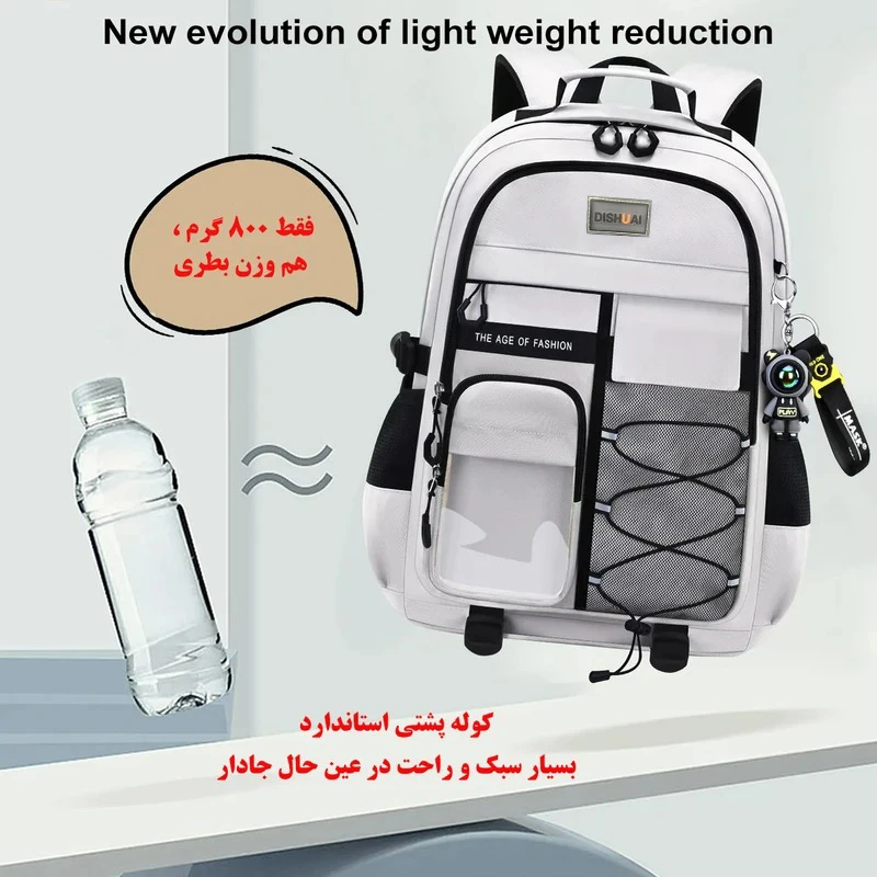 عکس شماره 6 : کوله پشتی مدرسه دیشوای مدل 54961