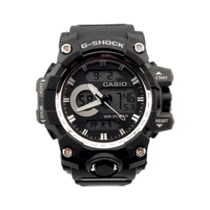 ساعت مچی عقربه‌ای مردانه مدل دوزمانه دیجیتال و عقربه ای GG-1000