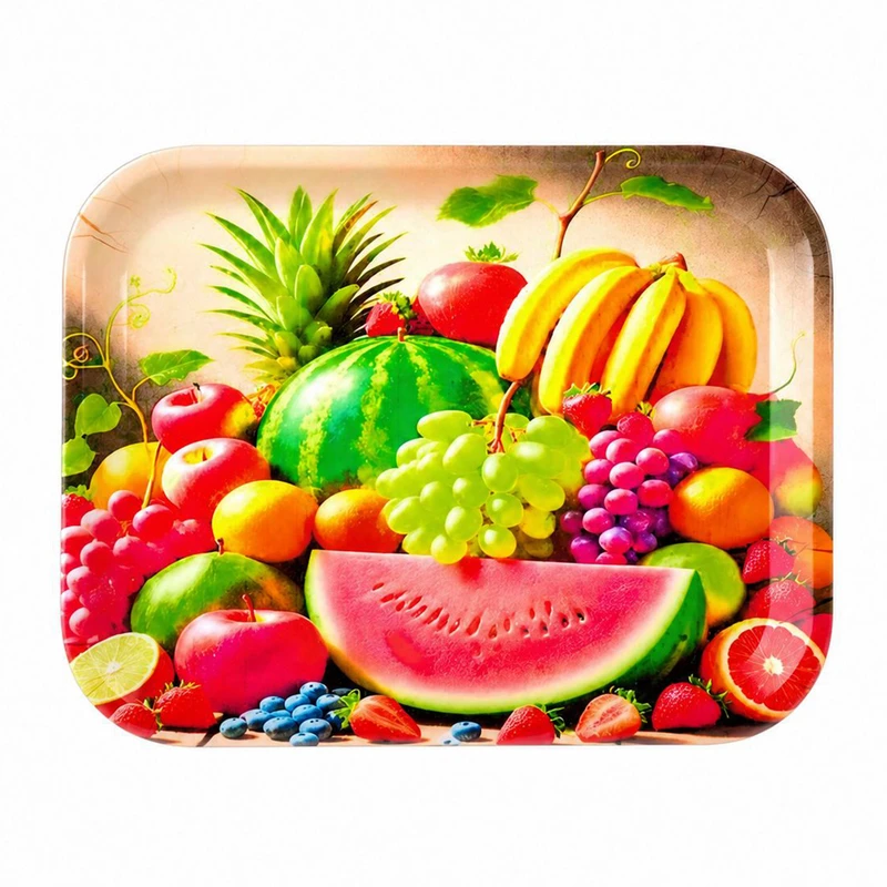 سینی بدون دسته مهروز مدل 7771 میوه سایز 25*33 سانتی متر