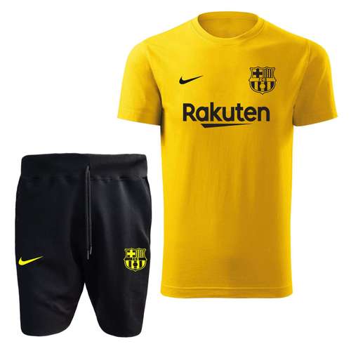 ست تی شرت و شلوارک مردانه مدل بارسلونا کد 4987