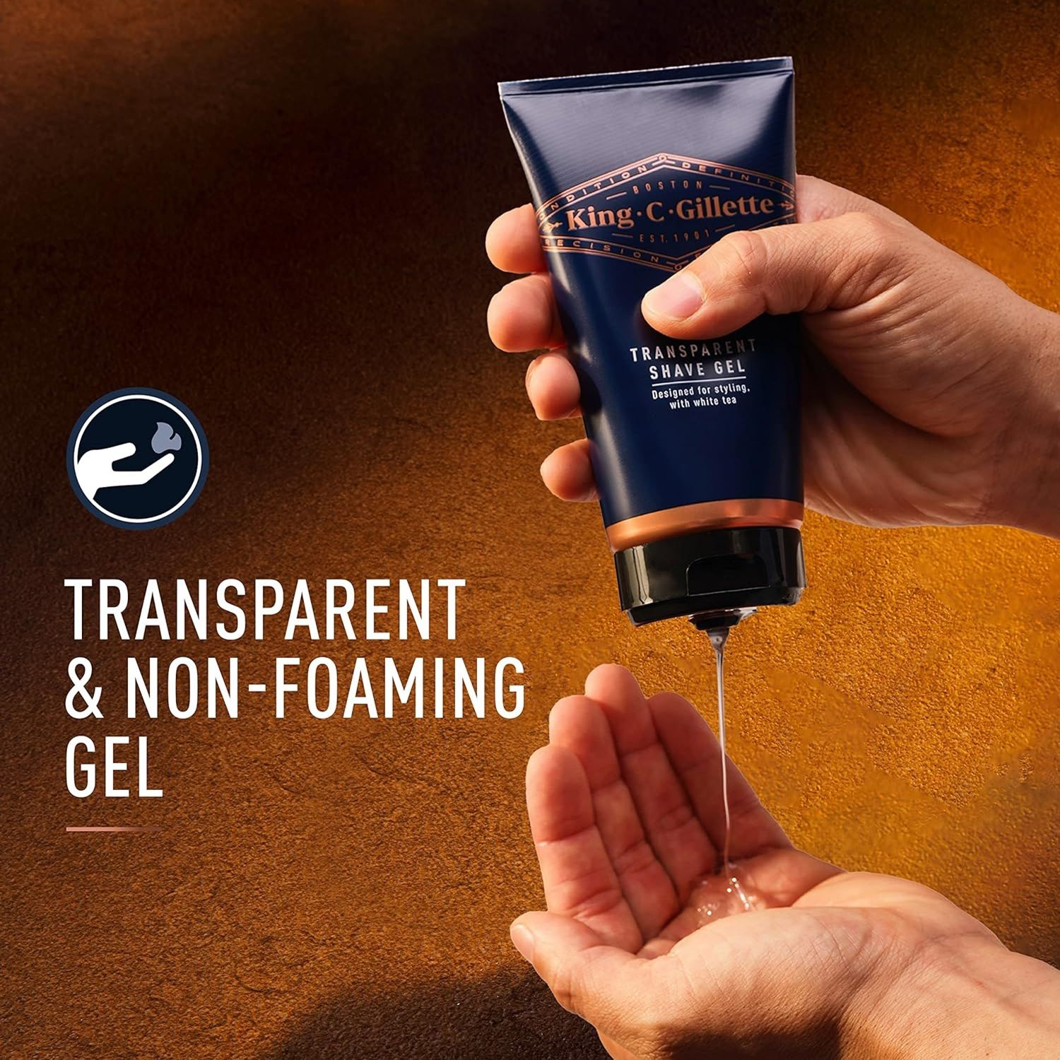 ژل اصلاح ژیلت مدل TRANSPARENT حجم 150 میلی لیتر -  - 8