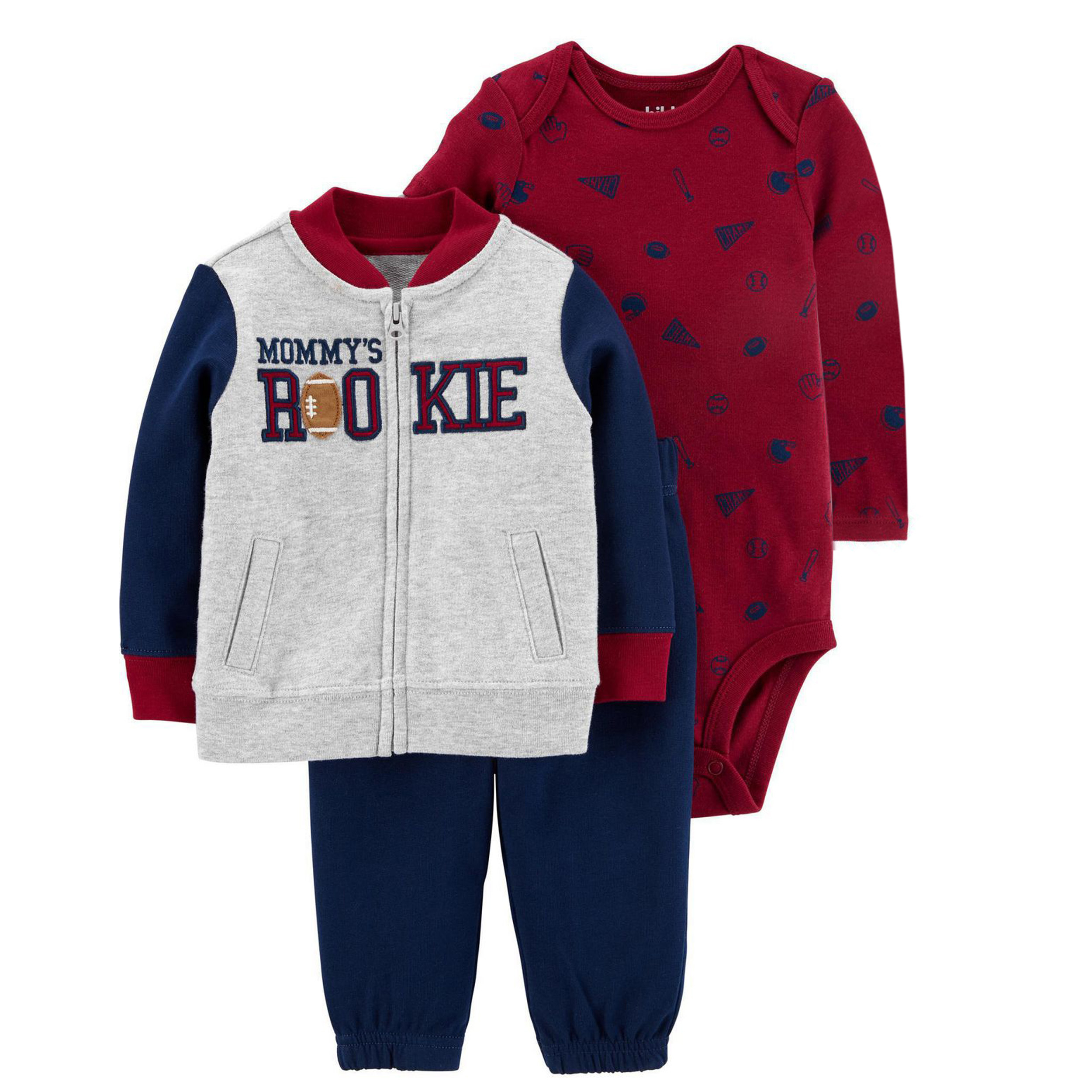 ست 3 تکه لباس نوزادی کارترز مدل 1103