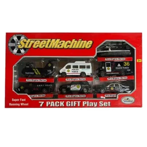 ماشین بازی مدل پلیس streetmachine بسته 7عددی