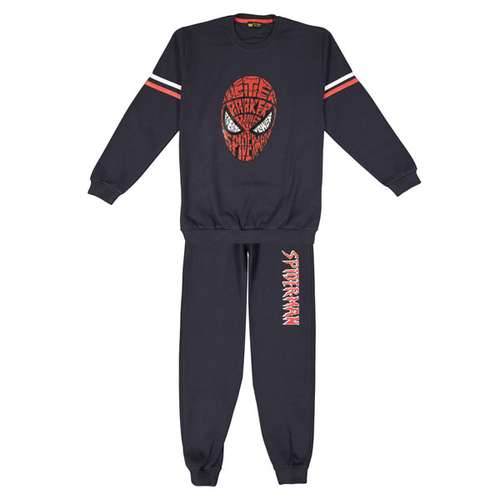 ست سویشرت و شلوار پسرانه خرس کوچولو طرح اسپایدرمن کد 411