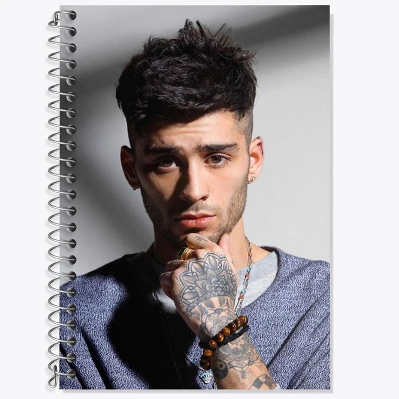دفتر لغت 50 برگ خندالو مدل زین مالیک گروه موسیقی وان دایرکشن One Direction کد 18910