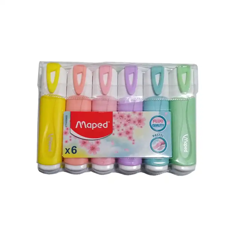 ماژیک علامت گذار مپد کد ET74255800 بسته 6 عددی