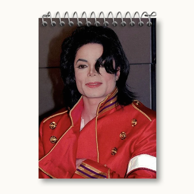 دفتر یادداشت 50 برگ خندالو مدل مایکل جکسون Michael Jackson کد 19218