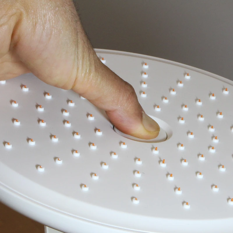 عکس شماره 2 : سردوش حمام پاپیروس مدل رسوب شکن گرد wt-up