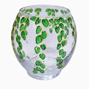 جاشمعی شیشه ای طرح پیچک کد 01