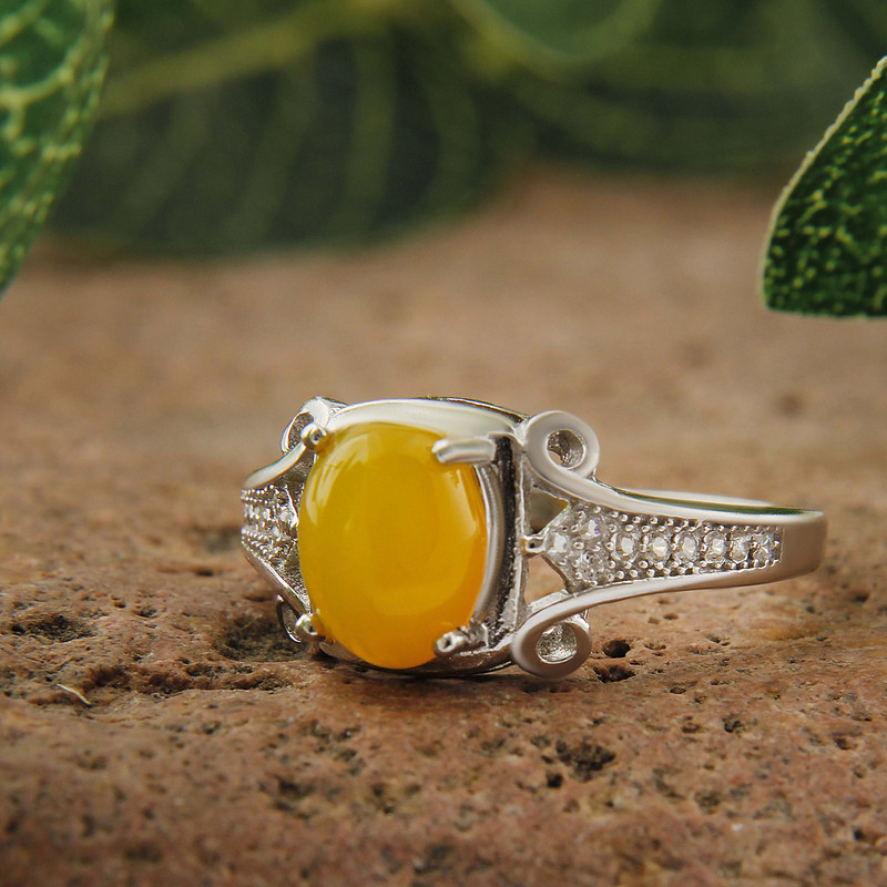 انگشتر نقره زنانه بازرگانی میلادی مدل سنگ عقیق شرف الشمس نگین برلیان بدون ریزش ابکاری رادیوم کد AWR_1583 انگشتر نقره زنانه بازرگانی میلادی مدل سنگ عقیق شرف الشمس نگین برلیان بدون ریزش ابکاری رادیوم کد AWR_1583