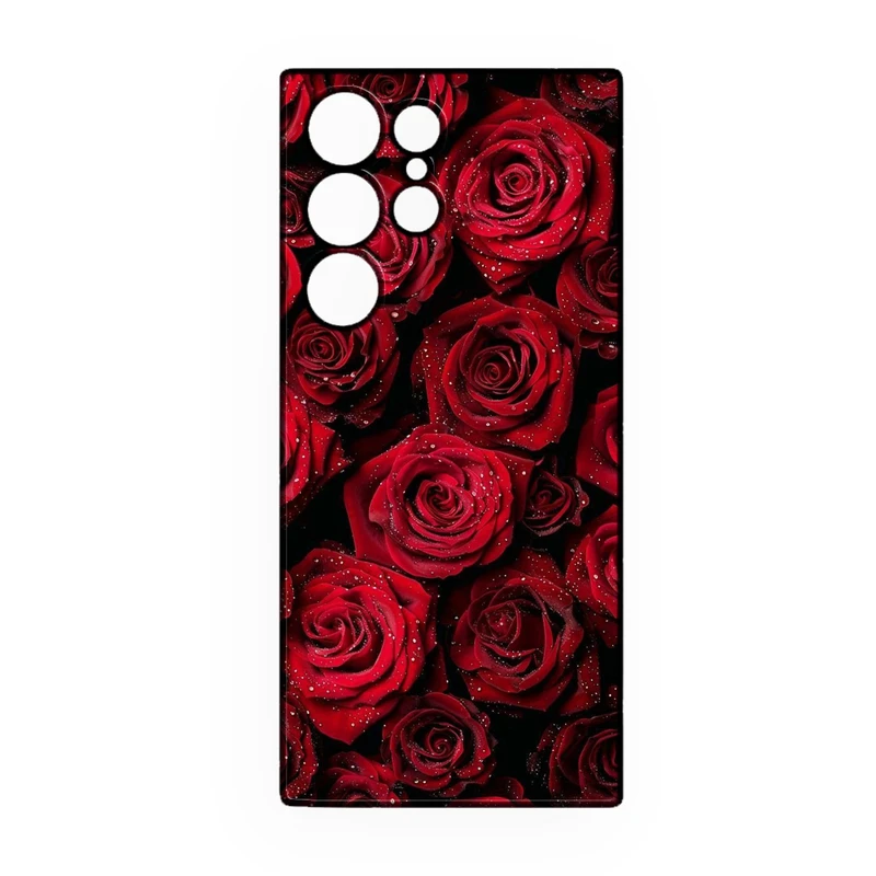 کاور طرح گل کد 319 مناسب برای گوشی موبایل سامسونگ Galaxy S24 Ultra  