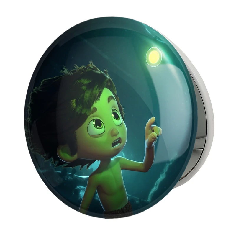 آینه جیبی خندالو طرح انیمیشن پسر دلفینی مدل تاشو کد 26707 