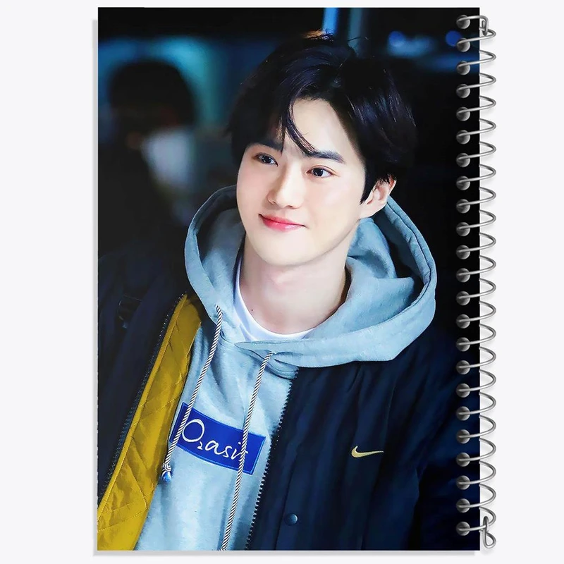 دفتر مشق 50 برگ خندالو مدل سوهو گروه اکسو EXO کد 13489