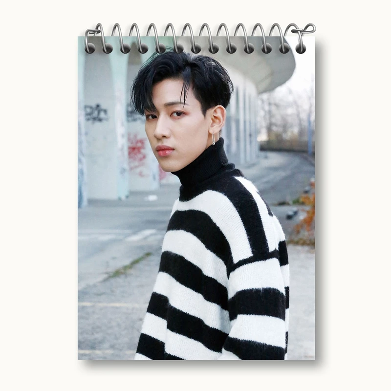 دفتر یادداشت 50 برگ خندالو مدل بم بم گروه گات سون GOT7 کد 20934