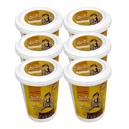 قاووت نارگیل نخودچی خانگی صامد - 250 گرم بسته 6 عددی