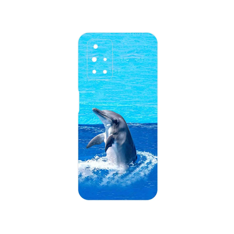 برچسب پوششی ماهوت مدل Dolphin مناسب برای گوشی موبایل شیائومی Redmi 10