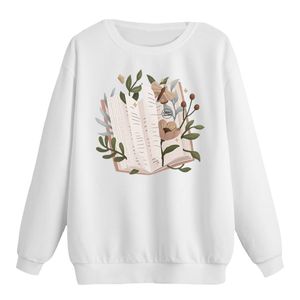 سویشرت زنانه مدل کتاب مینیمال کد p1