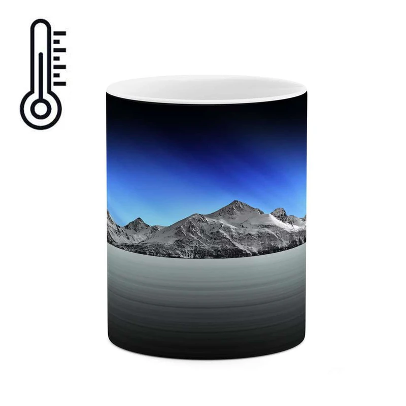 ماگ حرارتی کاکتی مدل منظره برفی کد mgh14938