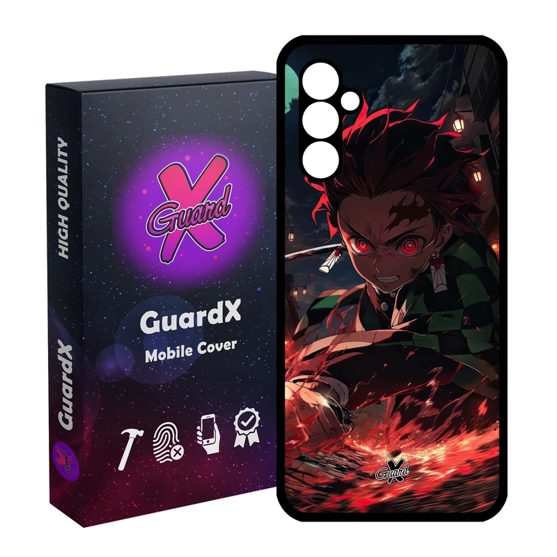 کاور گارد ایکس طرح شیطان کش انیمه مدل Glass10592 مناسب برای گوشی موبایل سامسونگ Galaxy A24/A24 4G/M34 5G