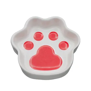 ظرف آب و غذا سگ و گربه ژوانیت طرح پنچه کد 2