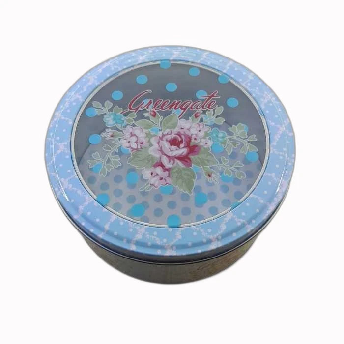 جعبه هدیه مدل طلقی طرح گل گرد کد 0419