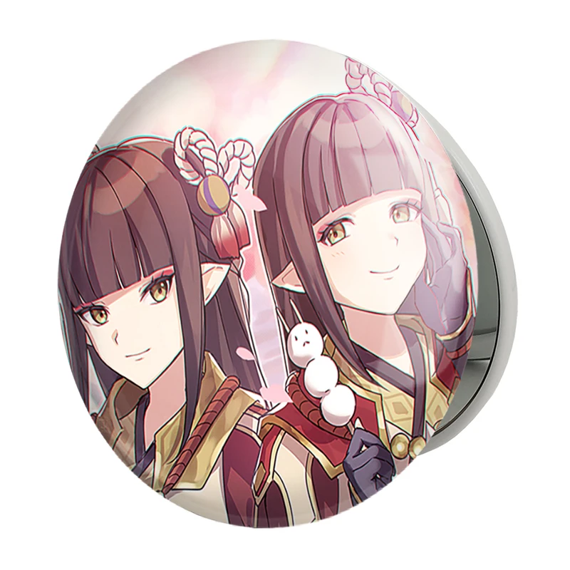 آینه جیبی خندالو طرح بازی شکارچی هیولا (Monster Hunter) مدل تاشو کد 33187