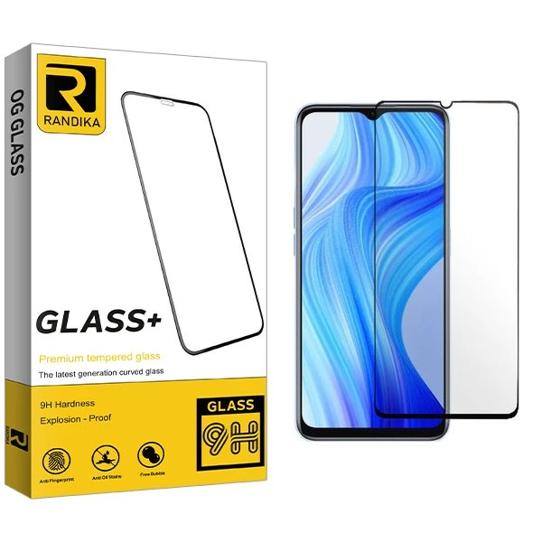 محافظ صفحه نمایش شیشه ای راندیکا مدل RK مناسب برای گوشی موبایل ریلمی 10T