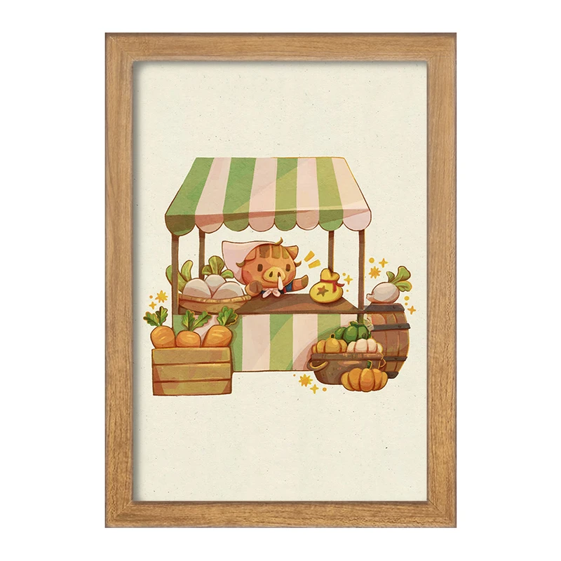 تابلو خندالو مدل بازی انیمال کراسینگ (Animal Crossing) کد 32664