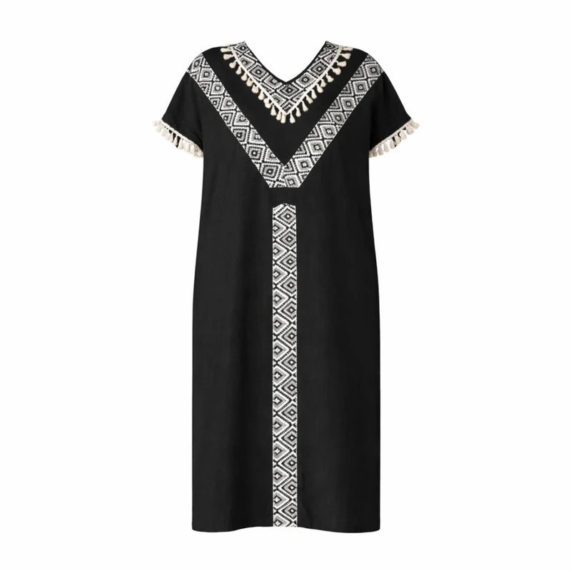 پیراهن یقه گرد زنانه مدل 45