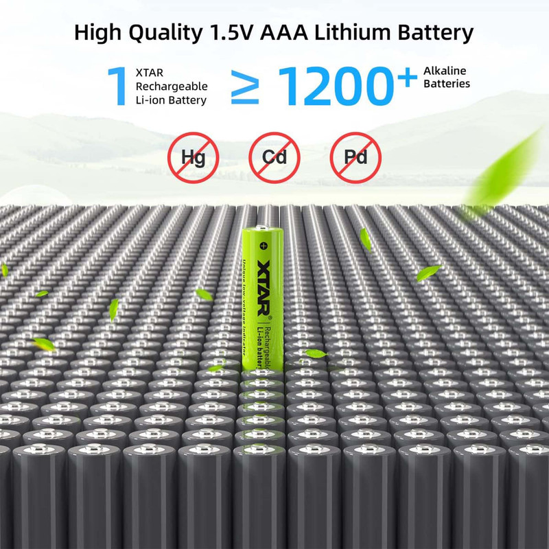 شارژر باتری اکستار مدل LC4 به همراه چهار عدد باتری قلم اکستار